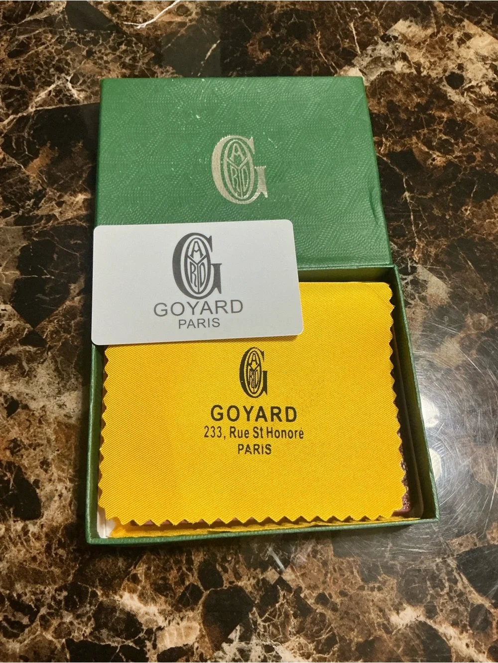 Goyard Red Leather Wallet